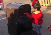 上海垃（lā）圾桶開口說話談環保，科技推動社會進步
