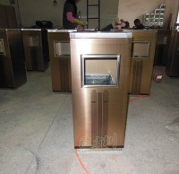 方形不鏽（xiù）鋼垃圾桶