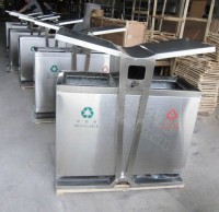 精品不鏽（xiù）鋼垃圾桶