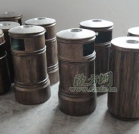 玻璃鋼仿銅垃圾桶