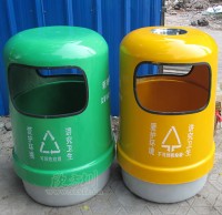 玻璃鋼雙桶（tǒng）垃圾桶（tǒng）