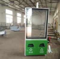 公交站台廣告垃圾桶