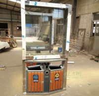 不鏽鋼（gāng）廣告垃圾桶