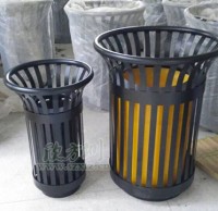 花籃鋼製垃圾桶