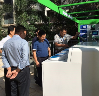 深（shēn）圳市城管局精品网站999www中心（xīn）調研鹽田區智能投放設備使用情況