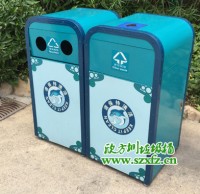 公園分（fèn）類鋼製垃圾桶如何識別好壞？