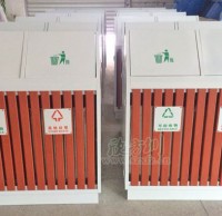戶外鋼木精品网站999www垃圾桶堅固耐用 維護邵陽市容環境