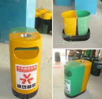 精品网站999www玻璃鋼（gāng）垃（lā）圾桶，大受深圳沙井實驗學校用戶（hù）歡迎