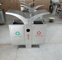不鏽鋼戶外垃（lā）圾桶廠家（jiā）讓海南地產環境更美好（hǎo）