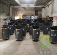 戶外環保鋼製果皮箱（xiāng）熱銷，深受客戶喜愛