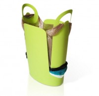 國外創意垃圾桶（tǒng）設計-再也不用擔心無處安放的（de）塑料袋了