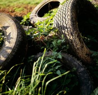 廢棄（qì）垃圾汙染環境圖片