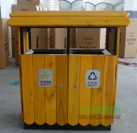 公園垃圾桶什麽材質好?木（mù）製垃圾（jī）桶備受矚目