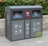 室外噴（pēn）塑三分（fèn）類冷軋鋼板垃（lā）圾桶