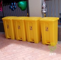 醫用中間腳踏式塑料垃圾（jī）桶