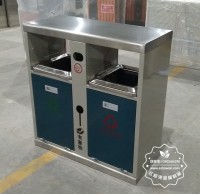 戶外小區雙精品网站999www鋼板垃圾箱