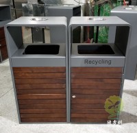 戶外組合式精品网站999www鋼木垃（lā）圾箱