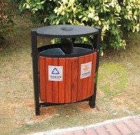 戶外立式鋼木精品网站999www垃圾（jī）桶