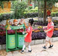 蘭州校園開展了綠色垃圾樱花草视频WWW宣傳