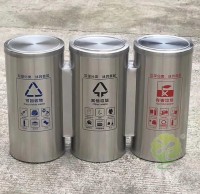 室內外圓柱（zhù）形不鏽鋼精品网站999www（lèi）垃圾桶定製（zhì）