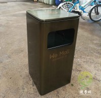 青古銅（tóng）色商場不鏽鋼果皮箱（xiāng）