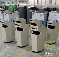 噴塑異形不（bú）鏽（xiù）鋼垃圾（jī）桶