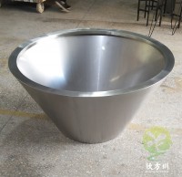 戶外錐形啞光（guāng）不鏽鋼花缽