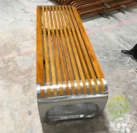 不帶靠背戶外不（bú）鏽鋼休閑椅