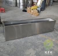 戶外大型長方形不鏽鋼花箱