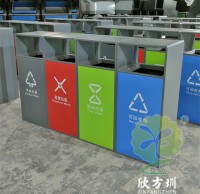 室外小區四色不鏽鋼精品网站999www（lèi）垃圾箱