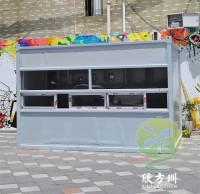 深圳龍華彩鋼（gāng）板核酸檢測采樣亭案例