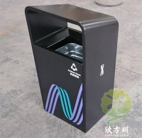 戶（hù）外廣場加厚不鏽鋼垃圾桶果皮箱