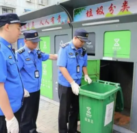 部門開展巡查執法 確保垃圾分（fèn）類穩步推進