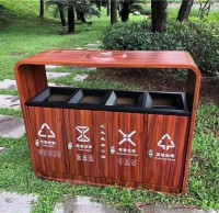 轉（zhuǎn）木紋四精品网站999www不鏽鋼垃圾箱定製城市新名片