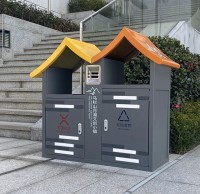 戶外新寵屋形鍍鋅板精品网站999www垃圾桶