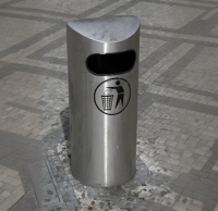 圓柱形不鏽鋼垃圾桶打造耐用美觀的公共空（kōng）間解決方案