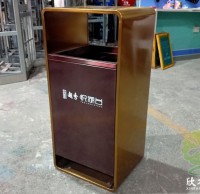 小區電梯口電鍍不鏽鋼垃圾桶提升品質與實用的完美方案