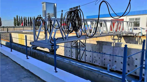 山西大同汙水（shuǐ）處理廠之行車式刮泥機項目案例