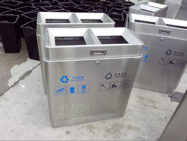 高檔不鏽鋼垃圾桶