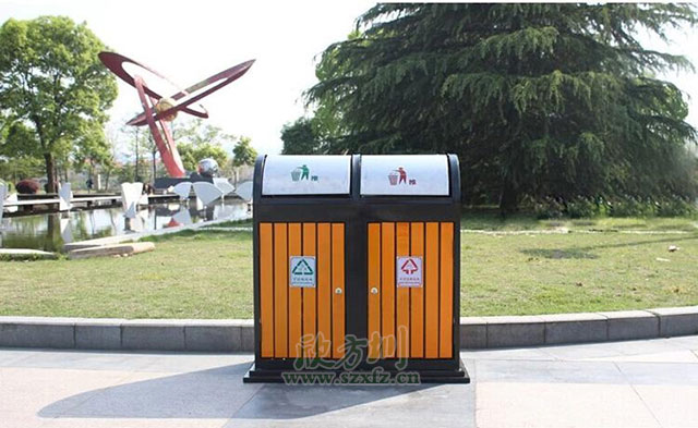 推（tuī）蓋鋼（gāng）木垃圾（jī）桶