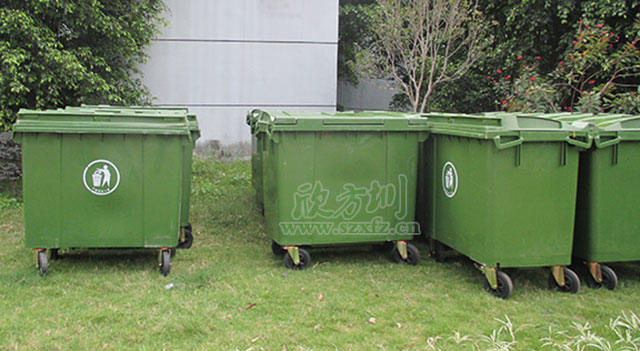 市政移動塑料垃圾桶 市(shì)政移動塑料垃圾桶