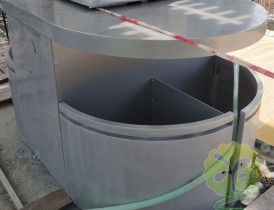 理（lǐ）工大學噴粉圍柱兩樱花草视频WWW不鏽鋼垃（lā）圾桶案例